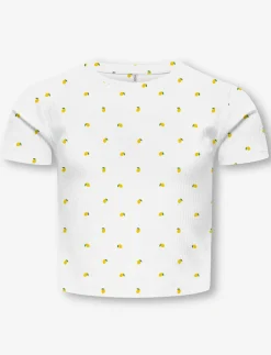 Cropped Printed T-shirt