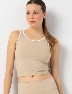 Cropped Sports Tank Top