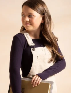 Cropped T-shirt with Front Buttons