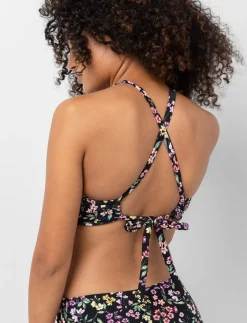 Cross-back Double-strap Bikini Top