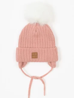Cuffed Pompom Beanie - Baby