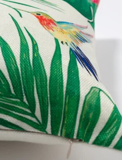 Cushion with Tropical Print