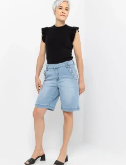 Denim Bermuda Shorts