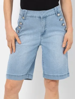 Denim Bermuda Shorts
