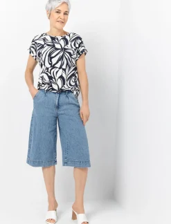Denim Bermuda Shorts
