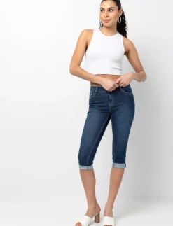 Denim Capri