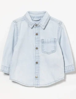 Denim Shirt with Pocket - Baby Boy