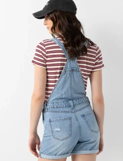 Denim Short Overalls