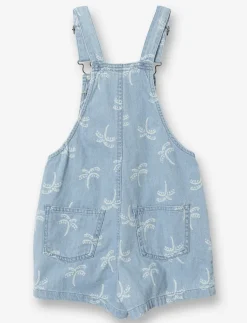 Denim Short Overalls