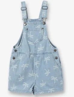Denim Short Overalls