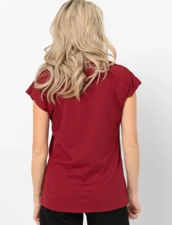 Dolman Sleeve Printed T-shirt