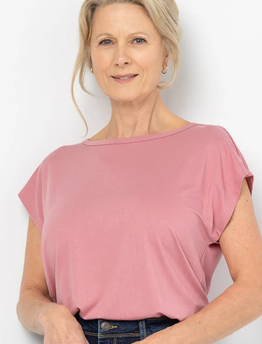 Dolman-sleeve T-shirt