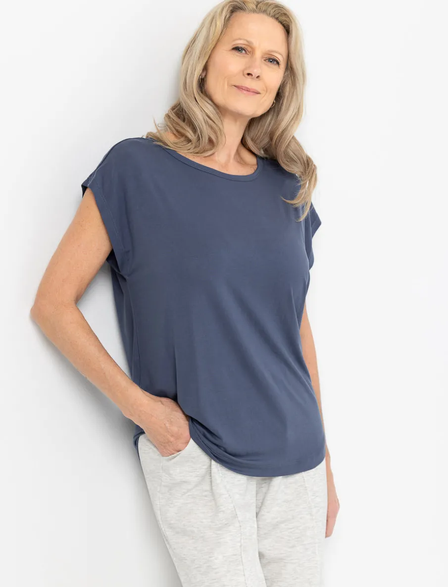 Dolman-sleeve T-shirt