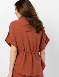 Dolman-sleeved Blouse