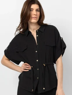 Dolman-sleeved Blouse