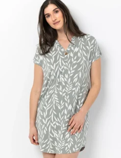 Dolman-sleeved Dress
