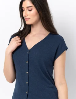 Dolman-sleeved T-shirt