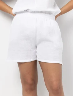 Double-gauze Cotton Shorts