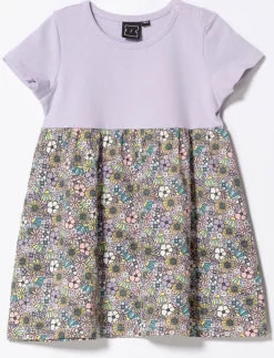Dress with Printed Skirt