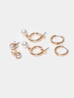 Earrings - 3 Pairs