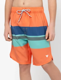 Elastic Waist Boardshorts - Teen Boys
