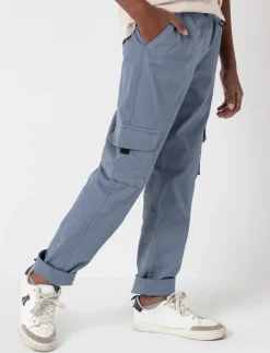 Elastic Waist Cargo Pants