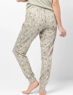 Elastic Waist Pajama Pants