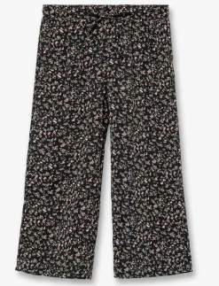 Elastic Waist Wide Leg Pants - Little Girls