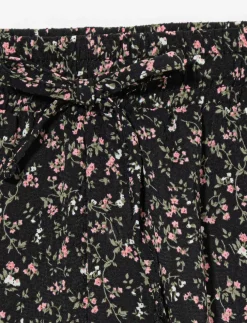 Elastic Waist Wide Leg Pants - Little Girls