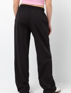 Elastic Waist Wide-Leg Pants