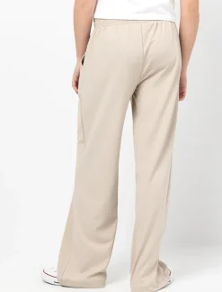Elastic Waist Wide-Leg Pants