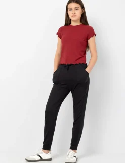 Elastic Waistband Jogger Pants