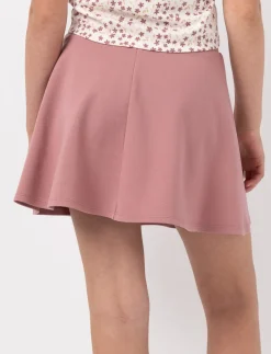 Elastic-waist Circular Skirt
