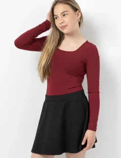 Elastic-waist Circular Skirt