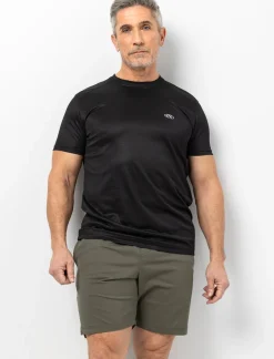 Elastic-waist Sports Shorts