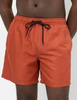 Elastic-waist Swim Shorts