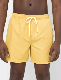 Elastic-waist Swim Shorts