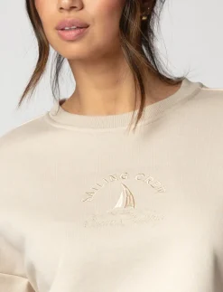 Embroidered Crewneck Sweater