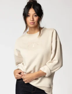 Embroidered Crewneck Sweater