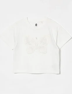 Embroidered Cropped T-shirt