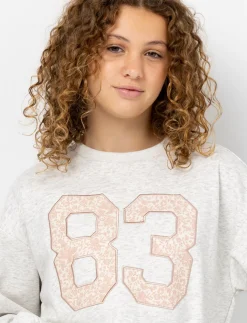Embroidered Drop-Shoulder Sweatshirt