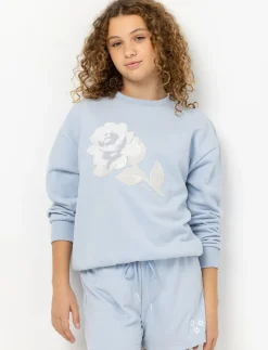 Embroidered Fleece Sweatshirt