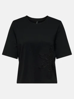 Embroidered Floral T-Shirt