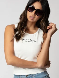 Embroidered Tank Top