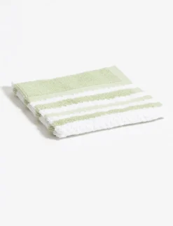 Facecloth with Textured Stripes