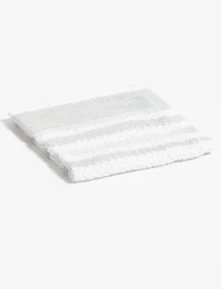 Facecloth with Textured Stripes