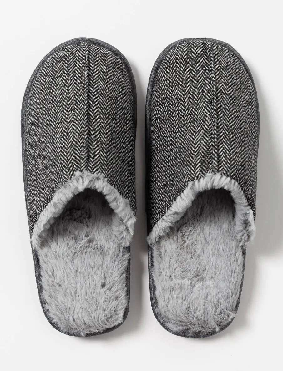 Faux Fur Slide Slippers