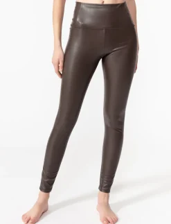 Faux-leather Leggings