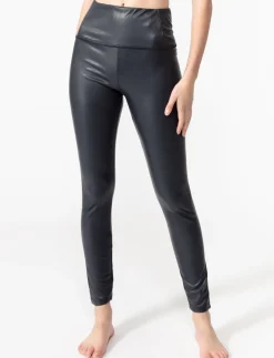 Faux-leather Leggings