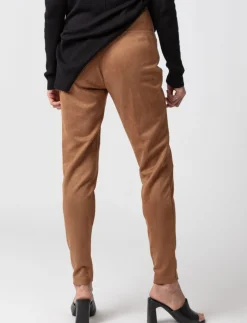 Faux-suede Leggings